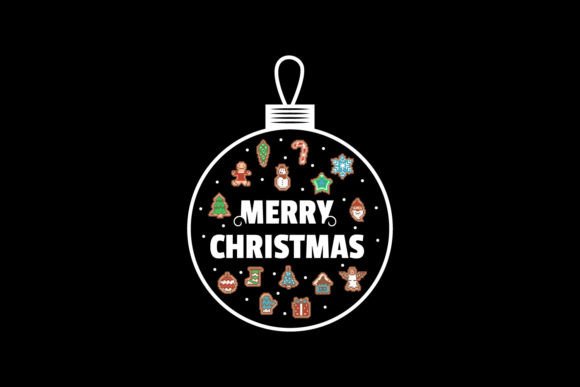 A Designer's Look at the Merry Christmas Text Graphic
