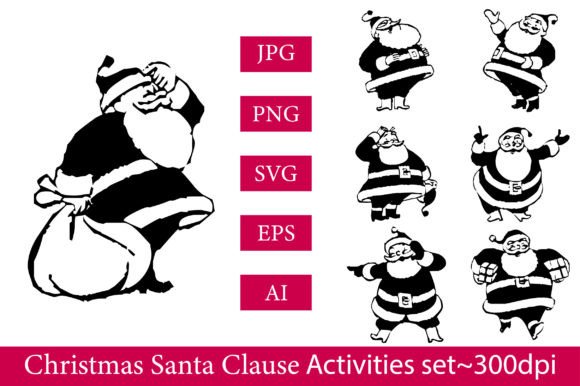 A Designer's Review of Santa Claus Graphics & Illustrations