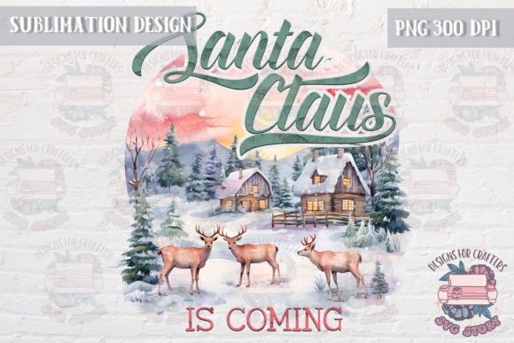 A Festive Santa PNG Illustration for Crafters
