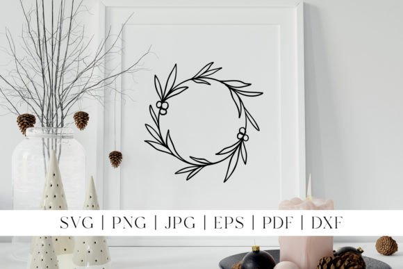 A Review of the Festive One-Line Wreath Graphic
