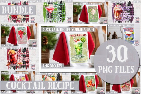 Christmas Cocktail Recipe Bundle 30 PNG: A Graphics and Illustrations Review
