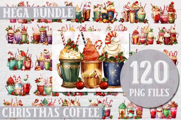Christmas Coffee Bundle: A Versatile Graphics Set for Publishers