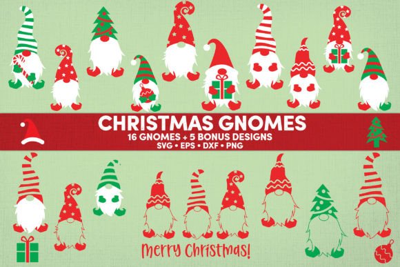 Christmas Holiday Gnomes: A Festive Embroidery Delight