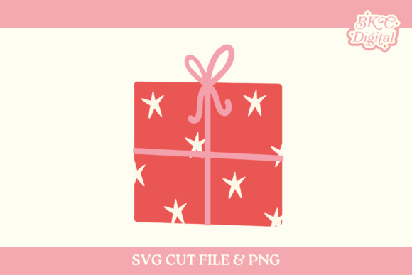 Christmas Present Graphic for Festive Illustrations