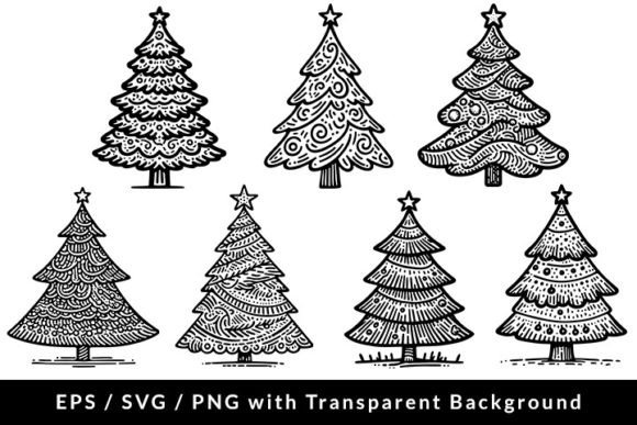 Christmas Tree Line Art Bundle: A Designer's Hands-On Review