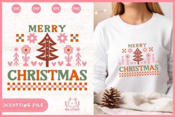 Christmas Tree Nordic Ornament: A Versatile Graphics Asset