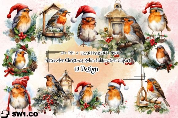 Watercolor Christmas Robin Sublimation Review